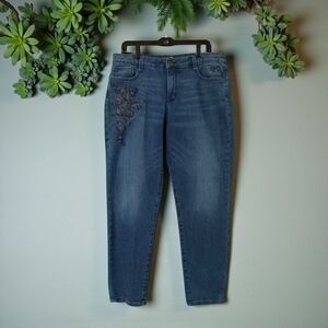 St.‎ John's Bay Dark Blue Straight Leg Jeans WOMEN'S 12 VGC